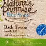 Bath tissue made from 100% recycled paper