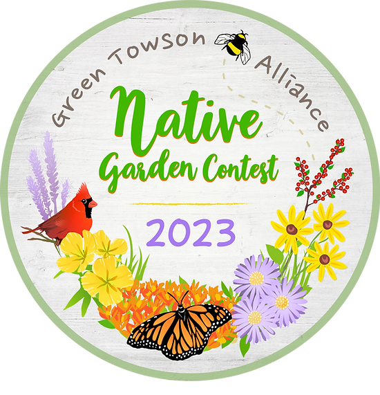 Native garden logo sign for banner 2023